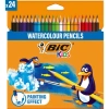BİC AQUACOULEUR KURU-SULU BOYA KALEMİ TAM BOY 24LÜ 8575633