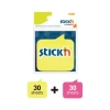 GIPTA STICKN 21138 76X76 KARE KONUŞMA BALONLU YAPIŞKANLI NOTLUK 2 RENK NEON 60 YP.