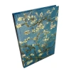 PRESTİJ 14X20 VAN GOGH / ÇİÇEK AÇAN BADEM AĞACI 112 YP LASTİKLİ SERT KAPAK ÇİZGİLİ DEFTER