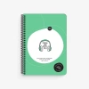 KESKİN HİSLİ ŞEYLER 15X21 SPİRALLİ AKADEMİK AJANDA  - DİNLENMEK İSTİYORUM 830219-99