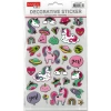 TANEX KIDS TNX-27163 DEKORATİF ETİKETLER - PUFFY UZAYLI UNICORN SERİSİ STICKER - TEKLİ