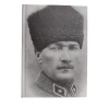 TRUFFY 308702 14x20cm SERT KAPAK ÇİZGİLİ DEFTER 96 YP. - M. KEMAL ATATÜRK