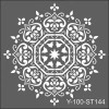 ARTDECO STENCİL 30X30CM  DAMASK DESEN-4 144