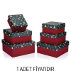 GIPTA EMAS KARE HEDİYE KUTUSU BX9674 E 225x225x110mm