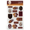 TMN 586216 GALATASARY ŞEKİLLİ STICKER ETİKET 1 YP TEKLİ