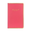 VICTORIAS JOURNALS MONACO 0229 VEGAN DERİ SERT KAPAK 13x21 100gr.160 SYF. PLANNER ÇİZGİLİ DEFTER PEMBE