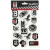 TMN 586217 BEŞİKTAŞ ŞEKİLLİ STICKER ETİKET 1 YP TEKLİ