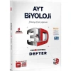 3D AYT BİYOLOJİ VİDEO DESTEKLİ DEFTER