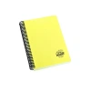 MİKRO COOL PASTEL SARI SPİRALLİ SERT KAPAK 17X24 120YP. KARELİ DEFTER