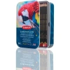 DERWENT CHROMAFLOW KURUBOYA KALEM SETİ 36 RENK TENEKE KUTU