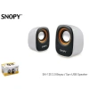 SNOPY SN-120 2.0 BEYAZ/SARI USB SPEAKER