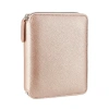 VICTORIAS JOURNALS 0296 KUTULU ZIPPER FOLDER ROSE GOLD 10.5X14.8cm  80YP. ÇİZGİLİ DEFTER