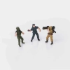 ESHEL MAKET RENKLİ ASKERİ İNSAN FİGÜRLERİ 1/100 3 LÜ