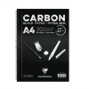 ESMO CR 97617 CLAIREFONTAINE CARBON BLACK A5 YANDAN SPİRALLİ SİYAH ÇOK AMAÇLI ÇİZİM BLOK 120gr 20yp