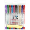 PENSAN 10 RENK SİMLİ GEL KALEM SET