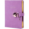 VICTORIAS JOURNALS 1333 HUSH HUSH KİLİTLİ 13x18cm 80gr.160YP. ÇİZGİLİ DEFTER LİLA