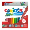 CARIOCA 40569 JUMBO YIKANABİLİR KEÇELİ BOYA KALEMİ 12Lİ
