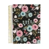 VICTORIAS JOURNALS 5840 SPRING GARDEN BLACK 17x24cm SPİRALLİ PVC KAPAK 120gr.80YP. NOKTALI DEFTER