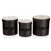 GIPTA BLACK WHITE GOLD SİLİNDİR HEDİYE KUTUSU BX6900 B 200x210 mm