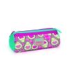 CORAL HIGH 22009 KIDS AÇIK PEMBE SU YEŞİLİ AVOKADO DESENLİ ÜÇ BÖLMELİ KALEM ÇANTASI