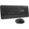 EVEREST KM-6176 OFFICAL SİYAH KABLOSUZ COMBO Q MULTİMEDİA KLAVYE + MOUSE SET