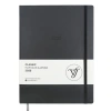 VICTORIAS JOURNALS 124-1401 19X25 SERT KAPAK LASTİKLİ CLASSIC HAFTALIK AJANDA - SİYAH