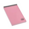 MİKRO TREND PASTEL PEMBE SPİRALLİ SERT KAPAK 17X24 120YP. ÇİZGİLİ NOT DEFTERİ