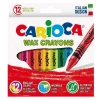 CARIOCA 42365 WAX CRAYONS YIKANABİLİR PASTEL BOYA 12 RENK