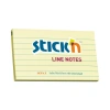 GIPTA STICKN 76X127 PASTEL SARI ÇİZGİLİ YAPIŞKANLI NOTLUK 100 YP.