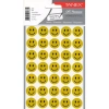 TANEX TNX-324 19mm. SARI HOLOGRAM GÜLEN YÜZ STICKER 2Lİ