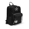 CORAL HIGH 23698 KIDS SİYAH FUTBOL DESENLİ DÖRT BÖLMELİ SIRT ÇANTASI