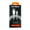 HYTECH HY-XTK10 1M 2.4A MICRO USB BEYAZ HIZLI ŞARJ KABLOSU