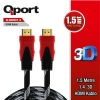 QPORT Q-HDMI1.5 1.5m ALTIN UÇLU HDMI KABLO