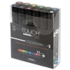 TOUCH OPAQUE SU BAZLI MARKER KALEM 1.5-2.3mm - MEDIUM PACK 12 RENK -SH8615003-2005