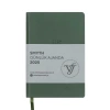 VICTORIAS JOURNALS 124-1494 9X14 SMYTH LASTİKLİ GÜNLÜK AJANDA A5 - PETROL YEŞİLİ