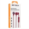 HYTECH HY-XK24 MOBİL TELEFON UYUMLU KULAK İÇİ MİKROFONLU KULAKLIK KIRMIZI
