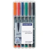 STAEDTLER 317 WP6 LUMOCOLOR PERMANENT MARKER KALEM M 1.0mm 6LI