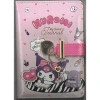 VICTORIAS JOURNALS 525-2023 KUROMİ KALP KİLİTLİ GÜNLÜK DEFTER RENKLİ ÖZEL SAYFALAR 12x17cm 80gr.192 SAYFA - PEMBE