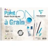ESMO PD 966450 CLAIREFONTAINE PAINT-ON A GRAIN START 35x50cm SPİRALLİ ÇOK AMAÇLI ÇİZİM BLOK 160gr 15yp