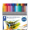 STAEDTLER 3200 TB36 3.0/0.5-0.8mm  ÇİFT TARAFLI KEÇELİ KALEM 36LI