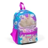 CORAL HIGH 23536 KİDS MAVİ PEMBE TAVŞAN DESENLİ İKİ BÖLMELİ MİNİK YUVA SIRT ÇANTASI