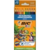 BİC KİDS SMOOTH TAM BOY KURU BOYA KALEMİ 12Lİ - 525786