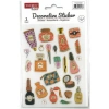 TANEX KIDS TNX-25409 DEKORATİF ETİKETLER - PUFFY MAKYAJ SERİSİ STICKER - TEKLİ