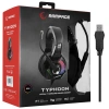 RAMPAGE RM-K66 TYPHOON USB 7.1 VERSİON RGB LEDLİ GAMING OYUNCU MİKROFONLU KULAKLIK SİYAH