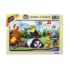 ONYIL 183/184/185/186 AHŞAP EĞİTİCİ PUZZLE/YAPBOZ SEVİMLİ HAYVALAR 20 PARÇA