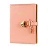 VICTORIAS JOURNALS 124-1107 HUSH HUSH HEART PASTEL KUTULU KİLİTLİ 13x18cm 80gr.160YP.ÇİZGİLİ DEFTER PASTEL PEMBE