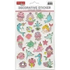 TANEX KIDS TNX-25370 DEKORATİF ETİKETLER - PUFFY YALDIZLI DENİZ KIZI SERİSİ STICKER - TEKLİ