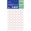 CREA OFC- 1196 12mm YUVARLAK BEYAZ OFİS ETİKETİ 7Lİ (336)