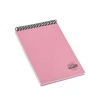 MİKRO TREND PASTEL PEMBE SPİRALLİ SERT KAPAK 17X24 120YP. ÇİZGİSİZ NOT DEFTERİ