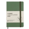 VICTORIAS JOURNALS 124-1487 9X14 CLASSIC LASTİKLİ GÜNLÜK AJANDA A5 - FISTIK YEŞİLİ